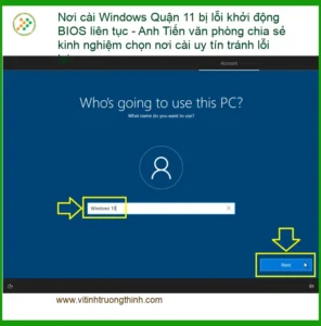 Lỗi khởi động BIOS liên tục Windows Quận 11 – Địa chỉ trung tâm hỗ trợ