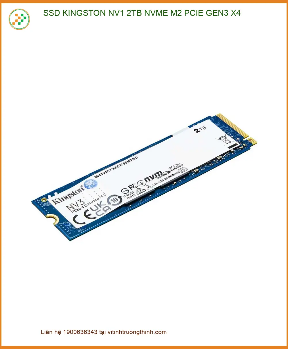 Ổ cứng SSD KINGSTON NV1 2TB NVME - Lắp đặt tại Trung tâm TPHCM, Lấy liền