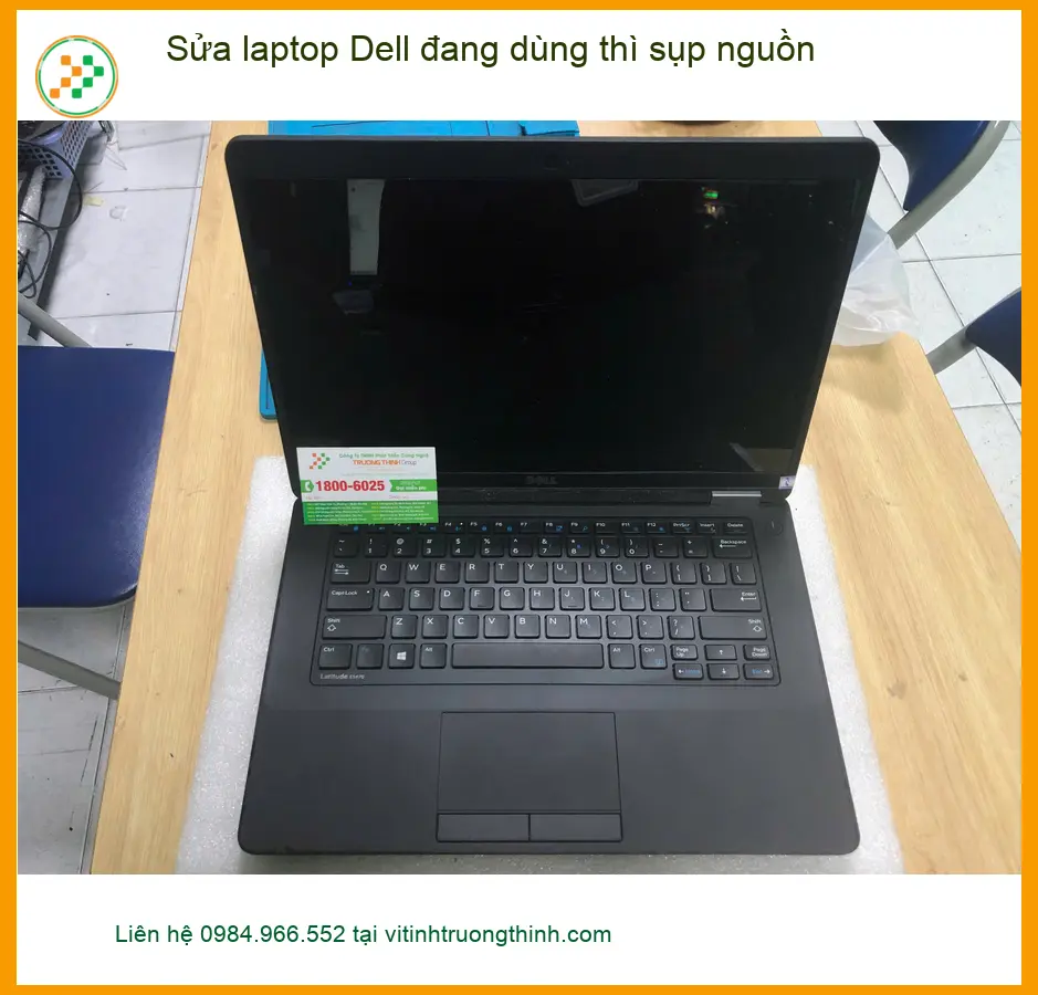 Tiệm sửa laptop Dell sụp nguồn Quận Bình Tân - Chú Quang chủ tiệm tạp hóa ảnh thực tế 1