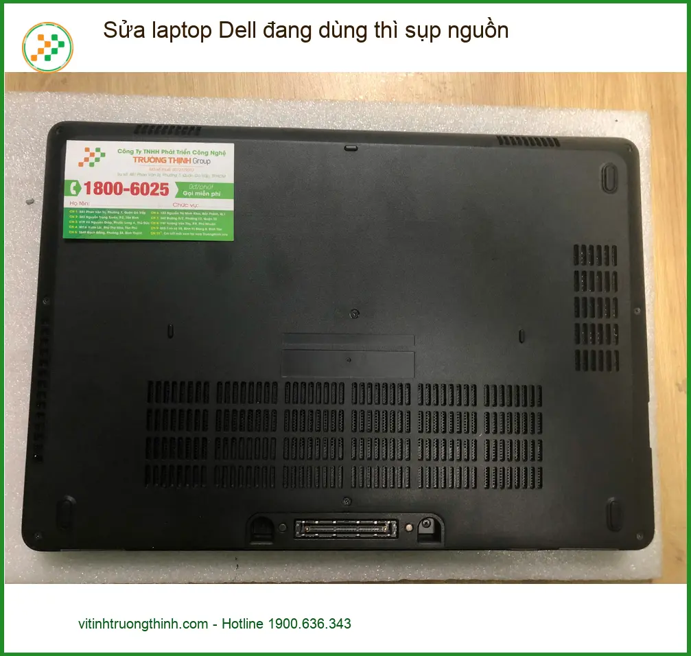 Tiệm sửa laptop Dell sụp nguồn Quận Bình Tân - Chú Quang chủ tiệm tạp hóa ảnh thực tế 2