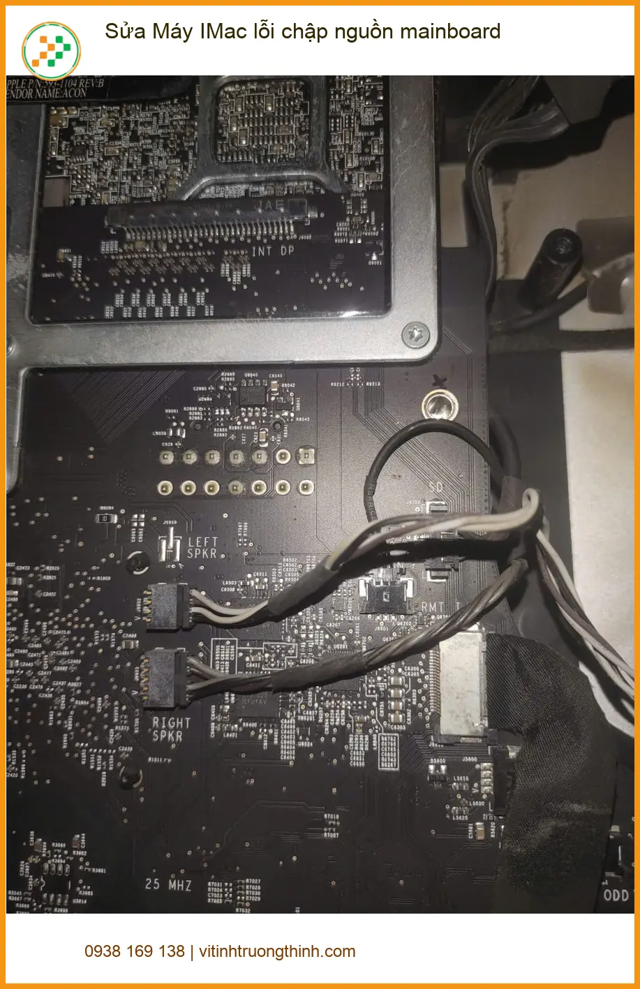 Anh Khải review - Dịch vụ sửa Máy IMac lỗi chập nguồn mainboard Quận 7 ảnh thực tế 2