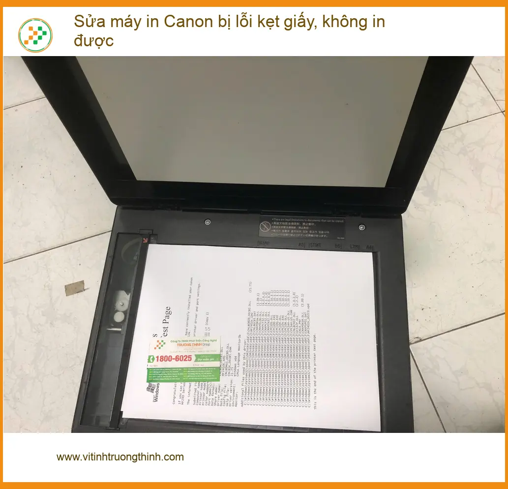 Chị Thảo chuyên viên marketing tìm dịch vụ sửa máy in Canon lỗi kẹt giấy Q. Bình Tân