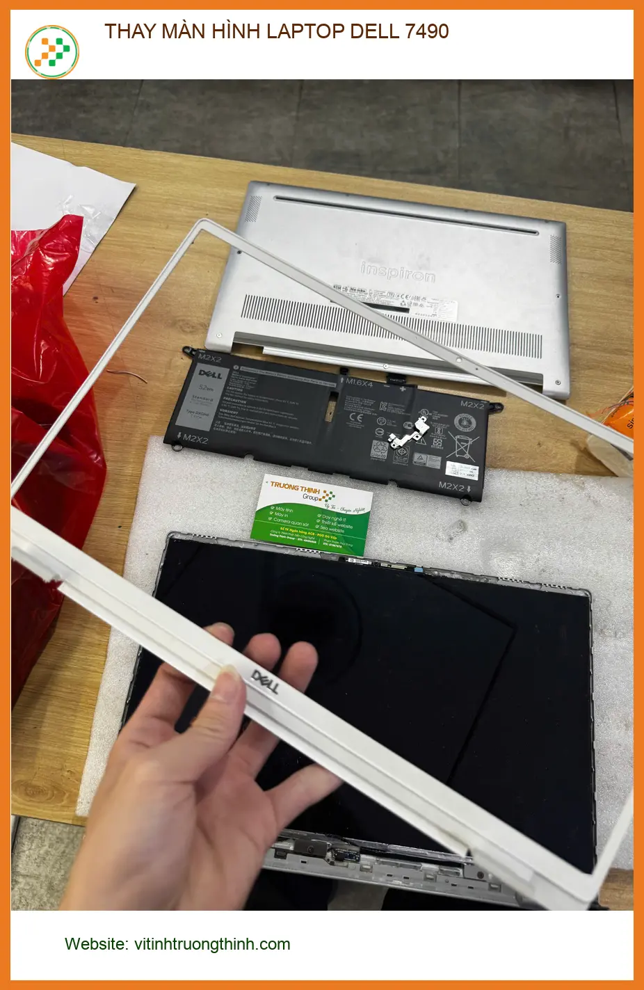 Cửa hàng Thay Màn Hình Laptop Dell 7490 Quận 10 - Chị Thảo quản lý review ca thay nhanh.