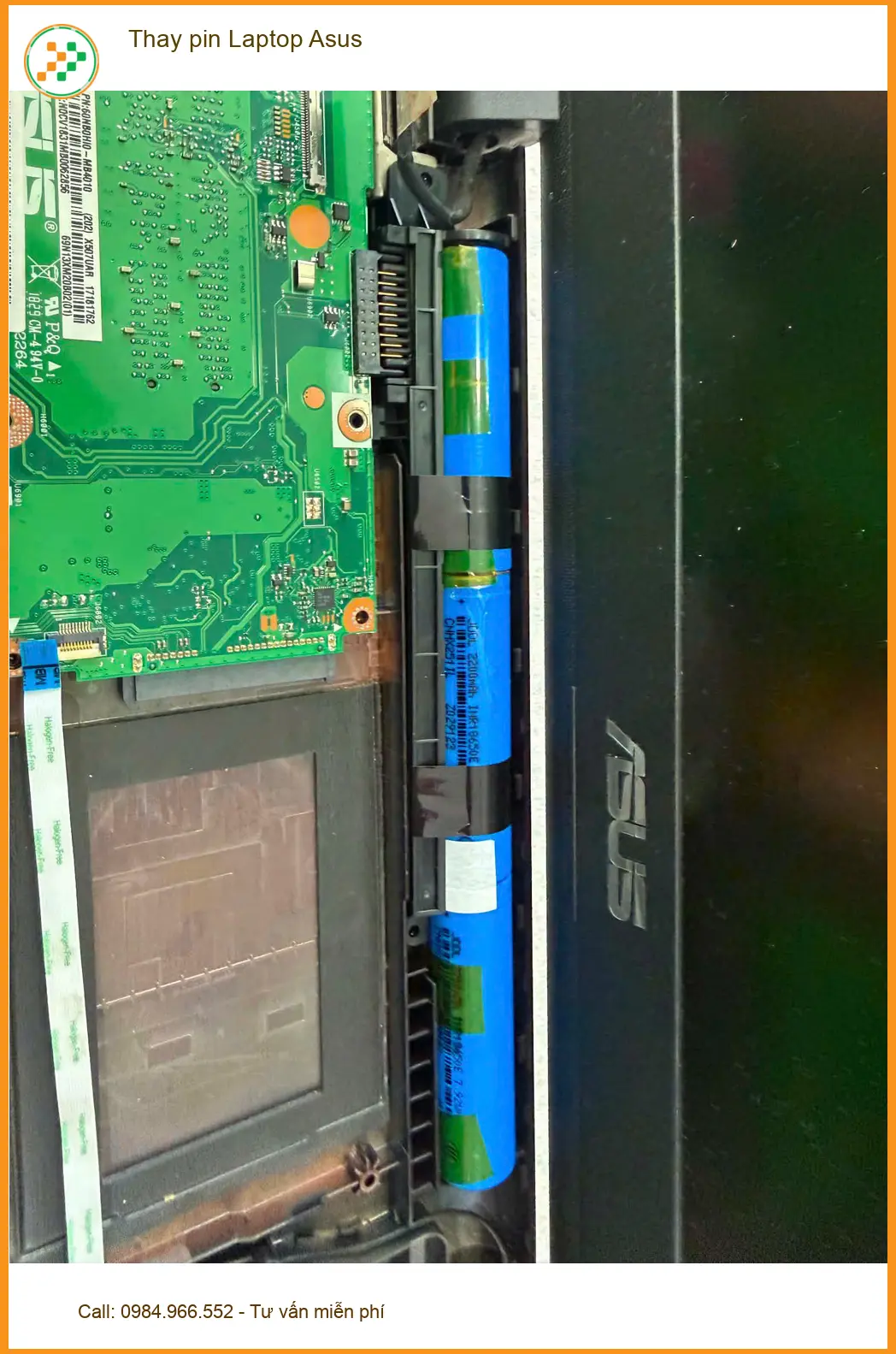 Trung tâm Thay pin Laptop Asus Quận 7 lấy ngay – Bác Hiếu hài lòng
