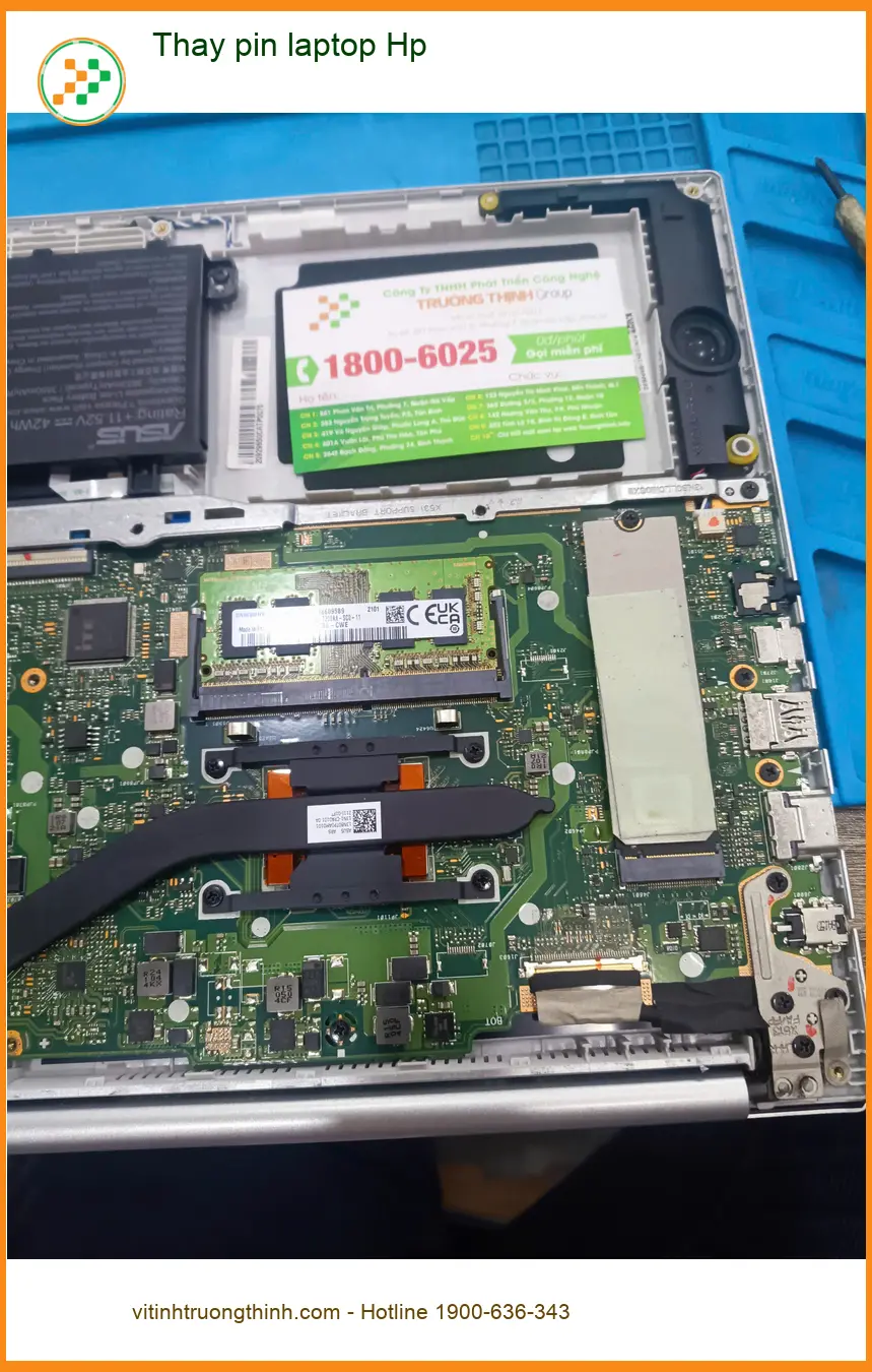 Anh Hoài kỹ sư gặp sự cố pin hao nhanh - Chỗ Thay pin laptop Hp Quận Tân Phú lấy ngay ảnh thực tế 2