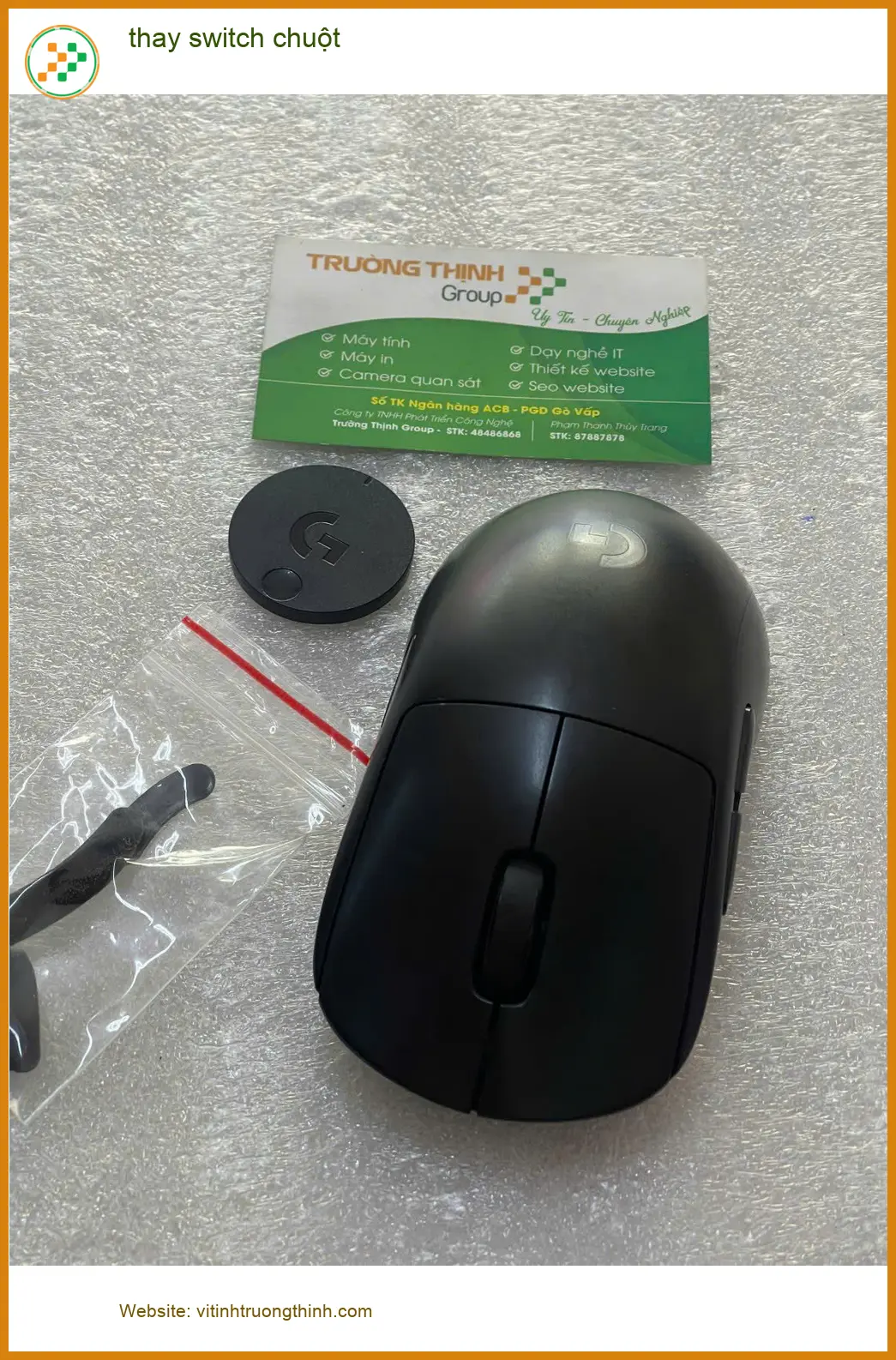 Chú Minh review thay switch chuột - Cửa hàng thay switch chuột Quận Thủ Đức