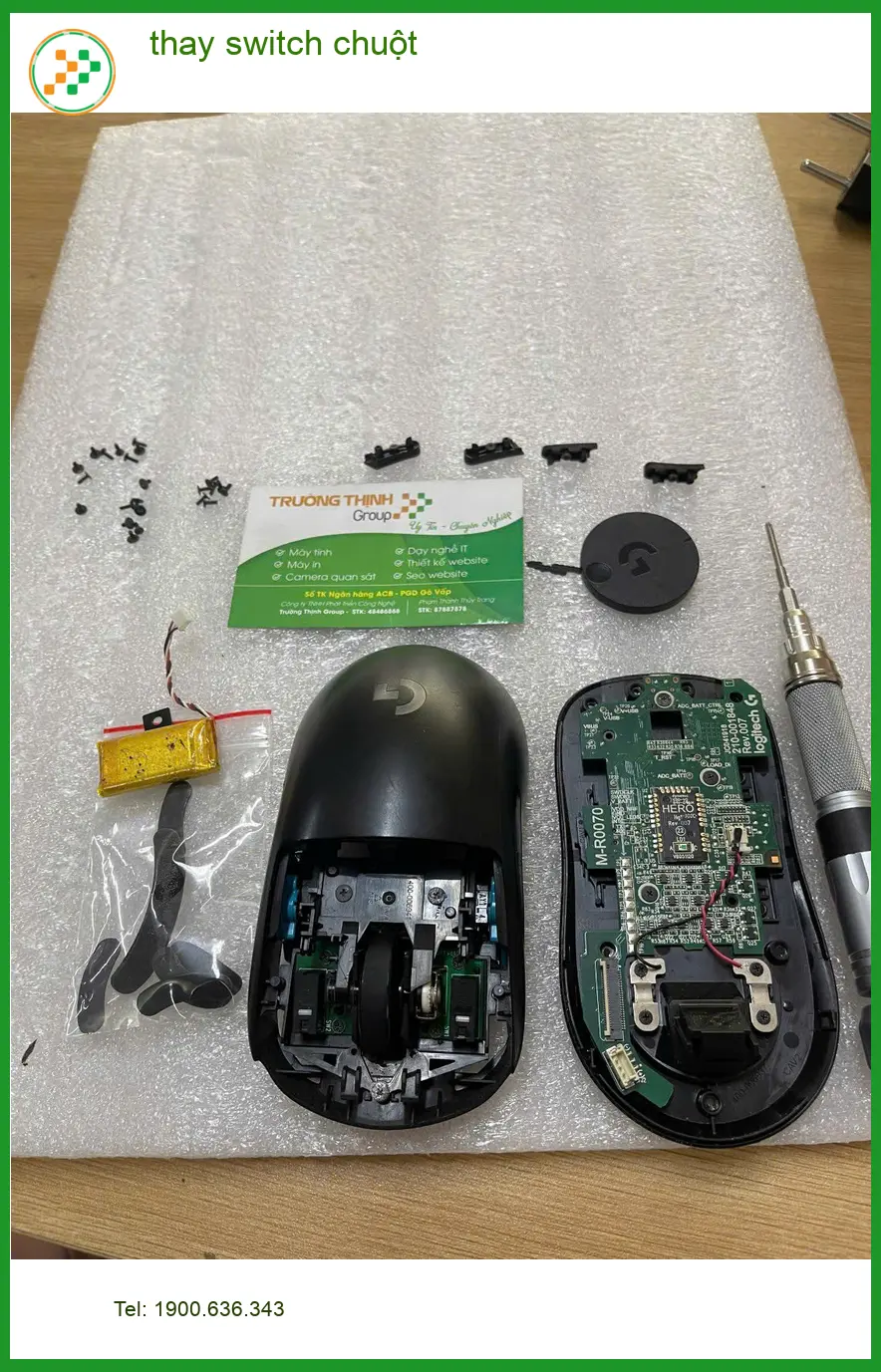 Chú Minh review thay switch chuột - Cửa hàng thay switch chuột Quận Thủ Đức ảnh thực tế 1