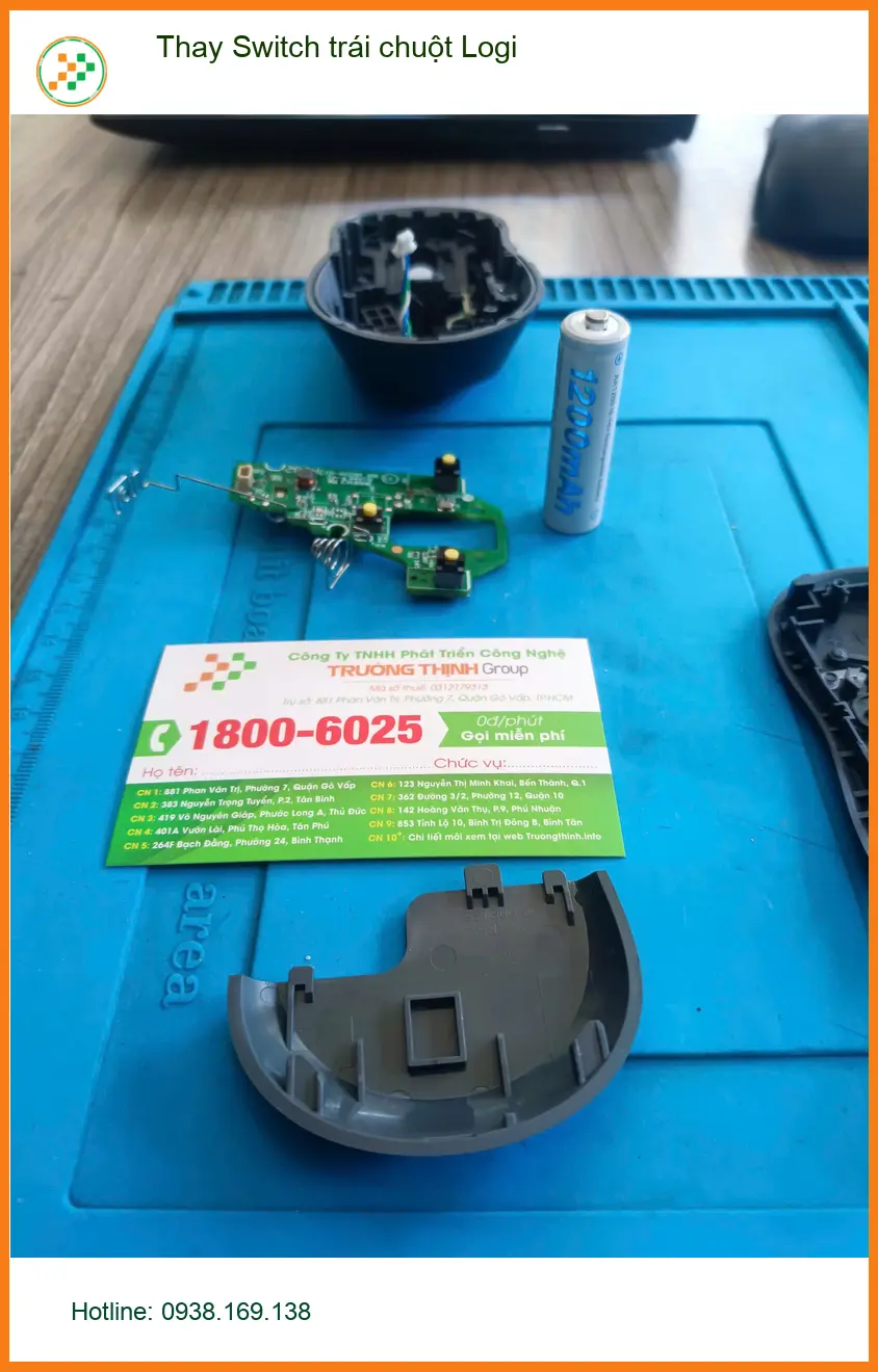 Anh Đức kiến trúc sư - Chỗ thay Switch trái chuột Logi Quận Tân Phú lấy ngay ảnh thực tế 2