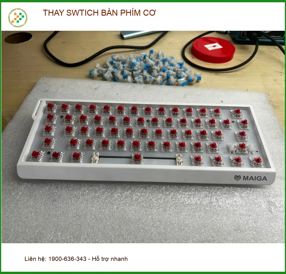 Anh Khoa lập trình viên review Địa điểm thay switch bàn phím cơ Gò Vấp