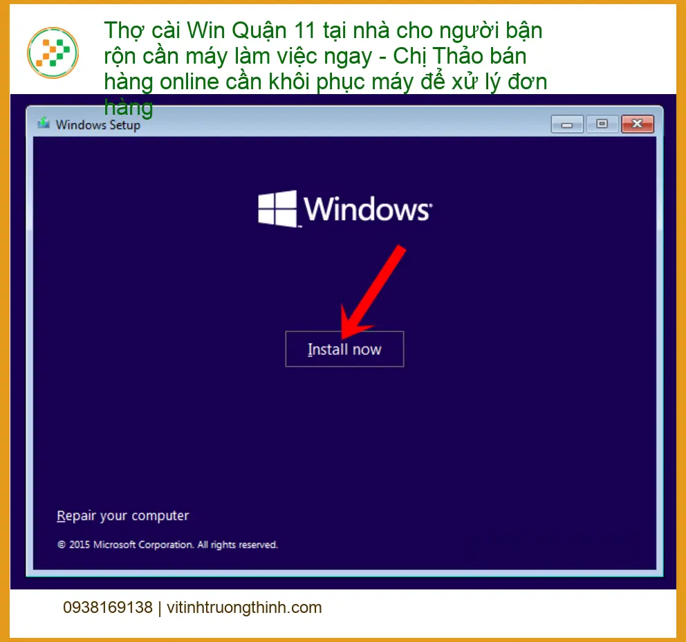 Windows Thợ cài Win Quận 11 tại nhà - Gọi ngay thợ cài gấp