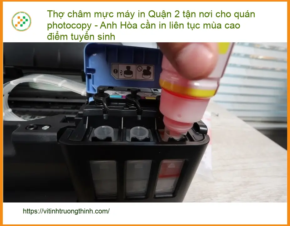 Sửa Chữa Nạp Mực Máy In Quận 2 Tận Nơi - Điện thoại công ty xử lý gấp