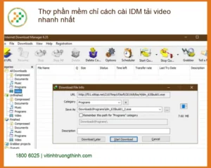 Thủ thuật Phần mềm Thợ phần chỉ cách cài IDM tải video nhanh nhất – Gấp