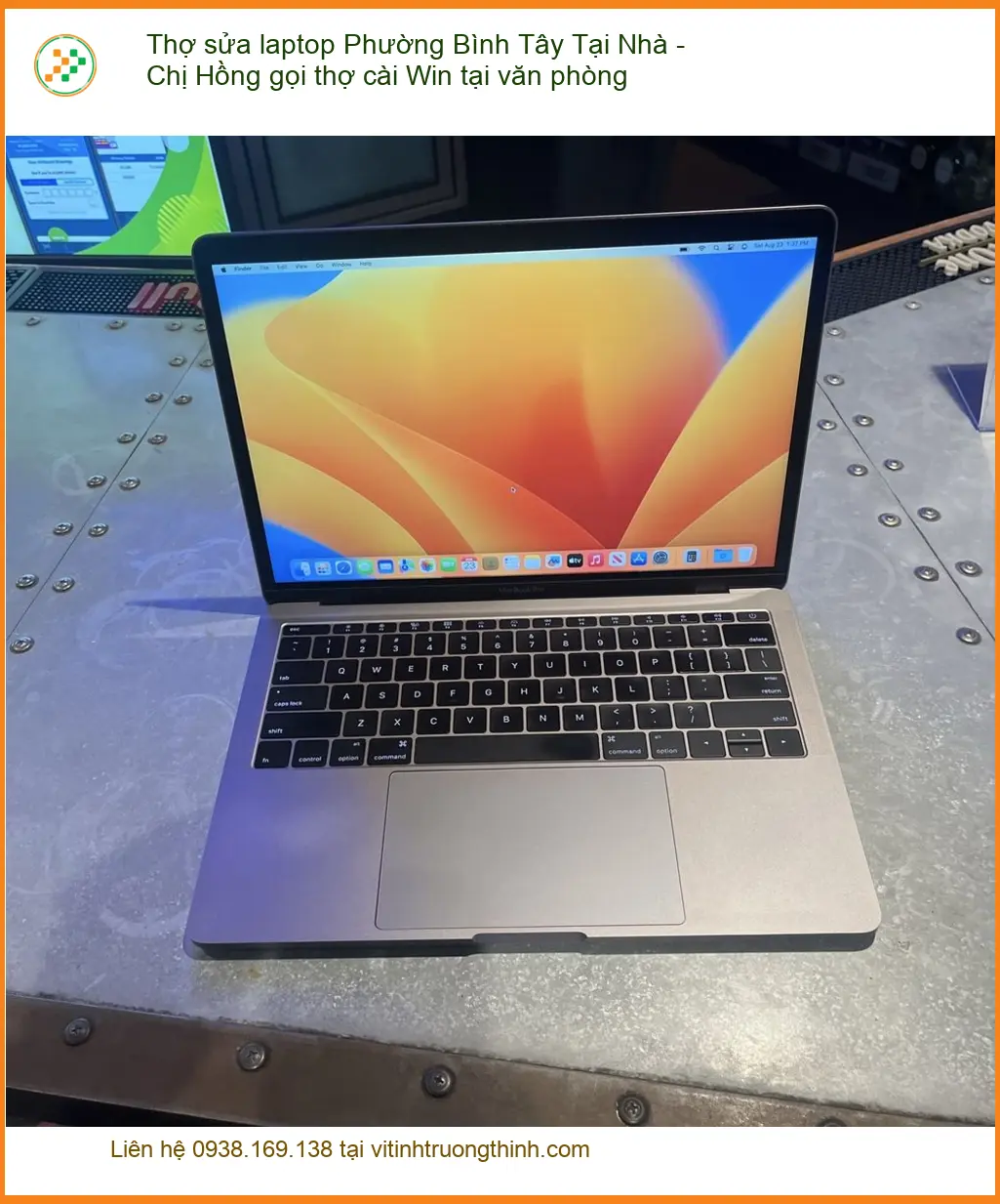 Laptop Thợ sửa laptop Phường Bình Tây cài Win - Dịch vụ tận nơi