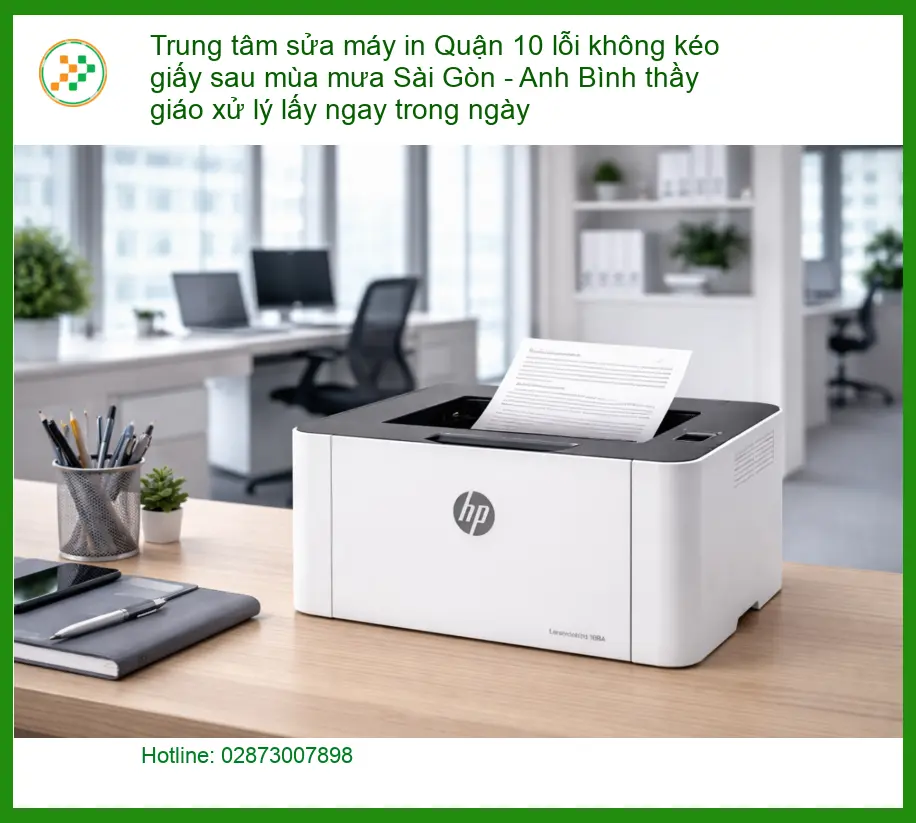 Sửa Chữa Nạp Mực Máy In Quận 10 Lỗi Không Kéo Giấy - Trung Tâm Hỗ Trợ Gần Đây