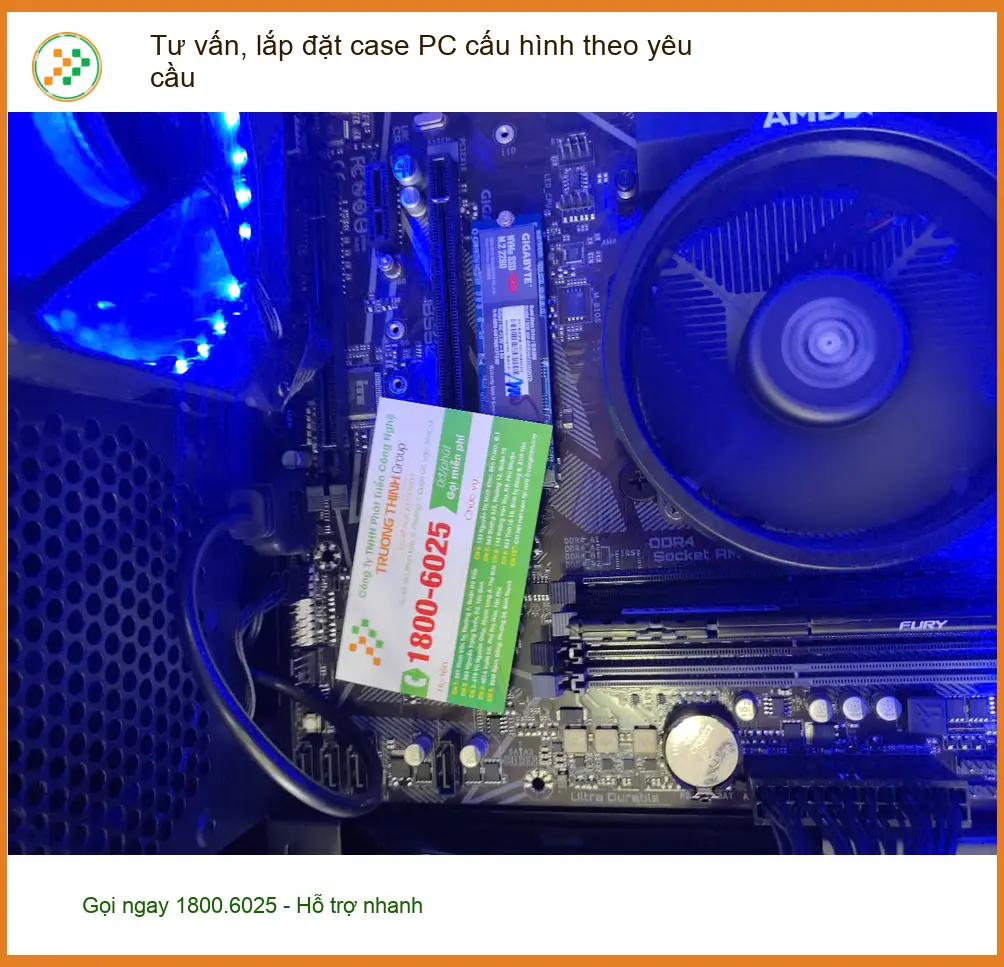 Anh Đức tìm dịch vụ tư vấn, lắp đặt case PC cấu hình theo yêu cầu Quận 7