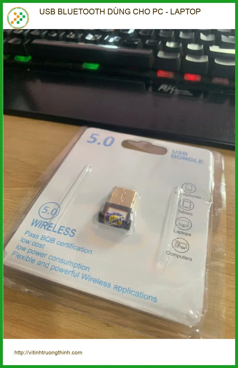Anh Khoa IT tìm cửa hàng USB Bluetooth dùng cho PC - Laptop Quận Tân Bình ảnh thực tế 1