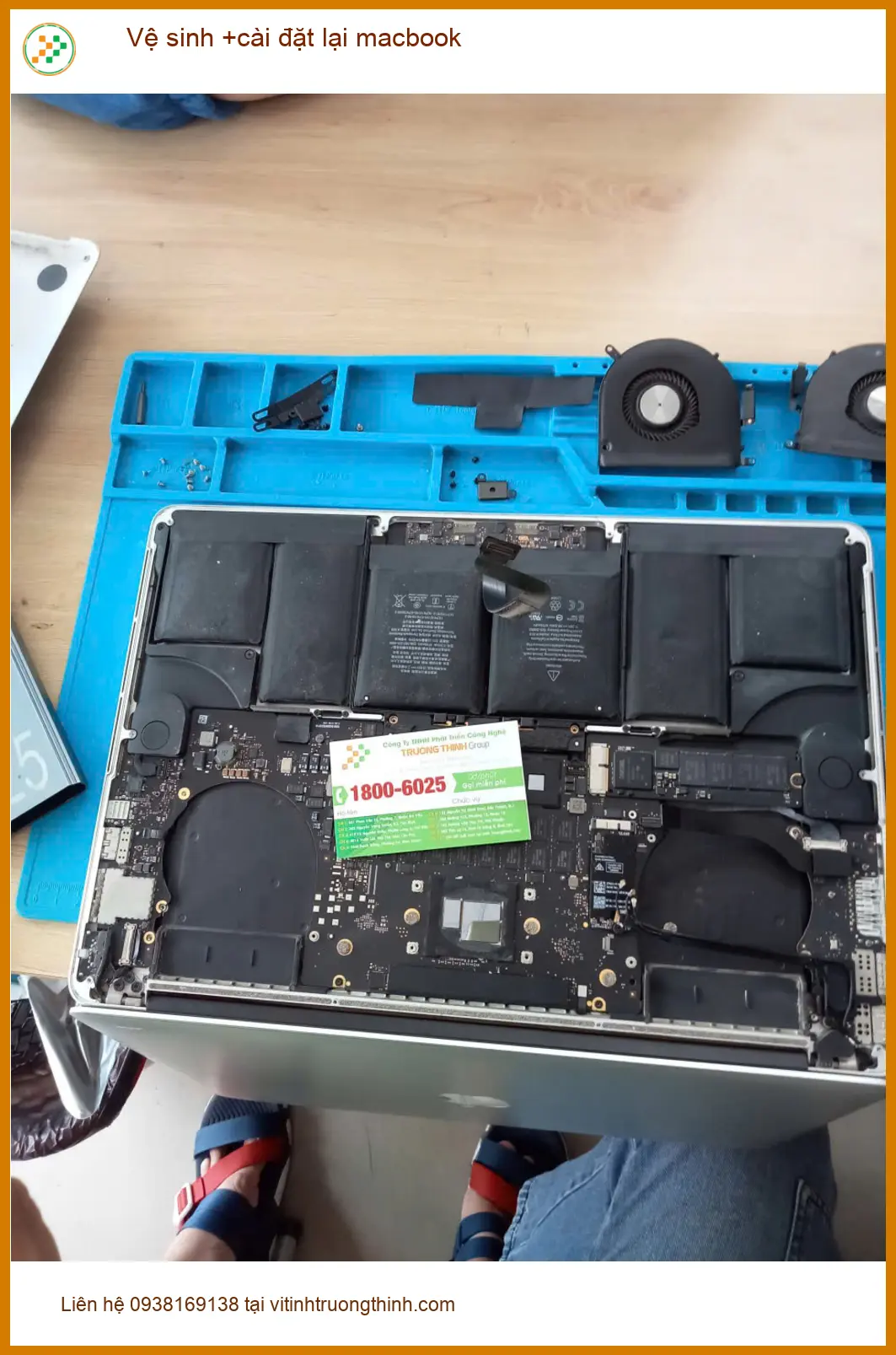 Chị Ngọc kỹ sư IT - Vệ sinh cài đặt lại Macbook Quận Phú Nhuận lấy ngay