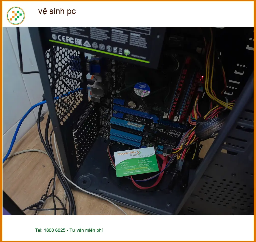 Chị Thanh kế toán kiểm tra dịch vụ vệ sinh pc Quận Thủ Đức uy tín ảnh thực tế 2