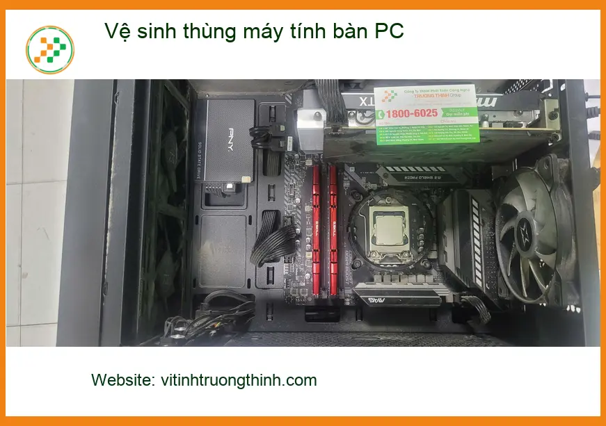 Tiệm vệ sinh thùng máy tính bàn PC Quận Bình Tân - Anh Hậu review