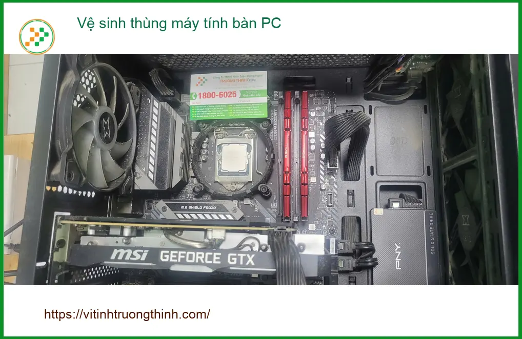 Tiệm vệ sinh thùng máy tính bàn PC Quận Bình Tân - Anh Hậu review ảnh thực tế 1