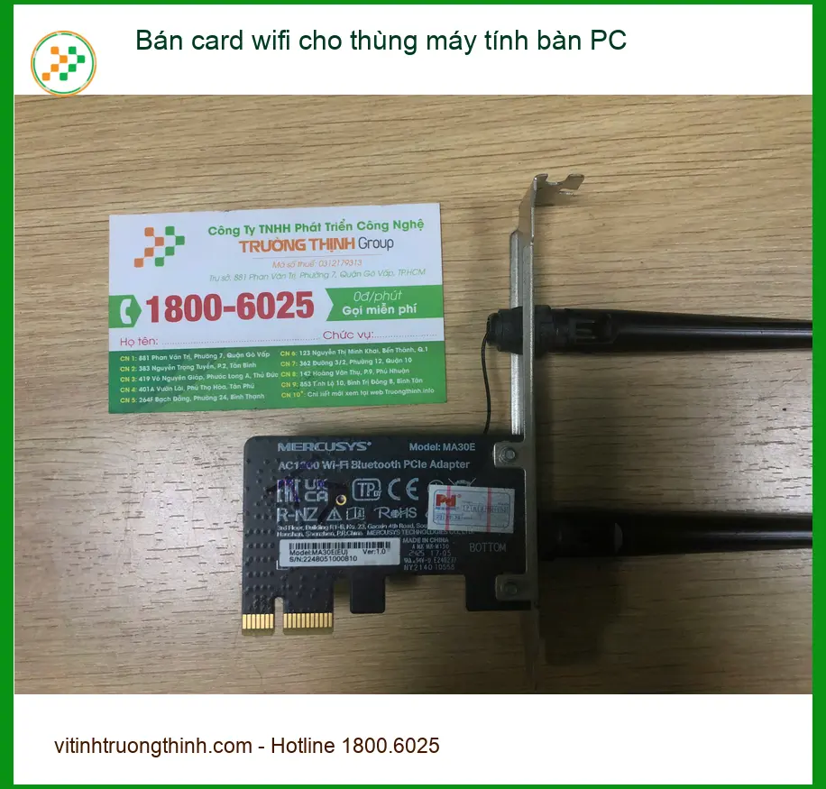 Bác Kiên mua card wifi PC chất lượng – Tiệm bán card wifi PC Bình Tân uy tín