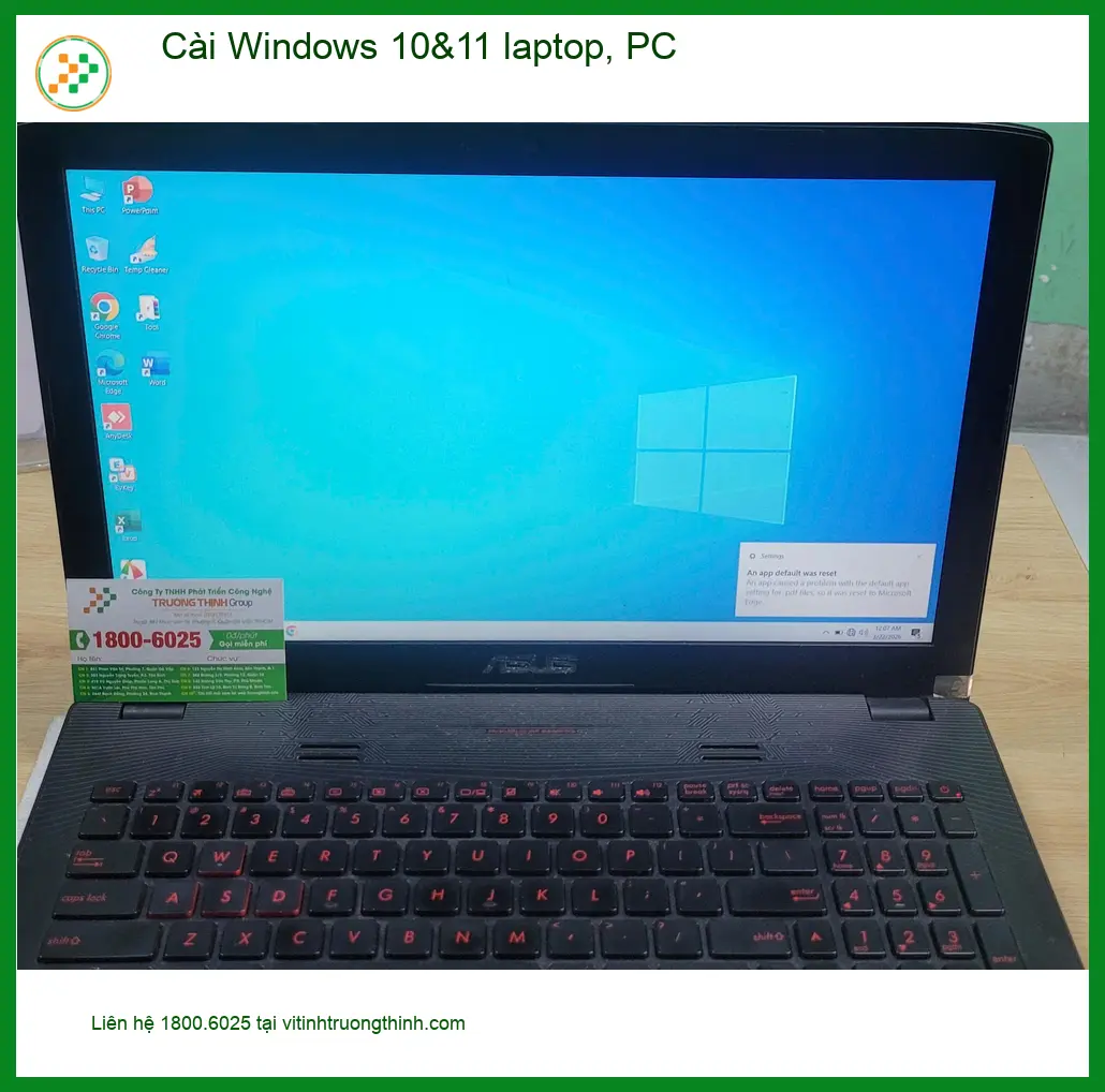 Chị Diệp kế toán cần cài Win 10&11 laptop, PC Quận Tân Bình lấy ngay