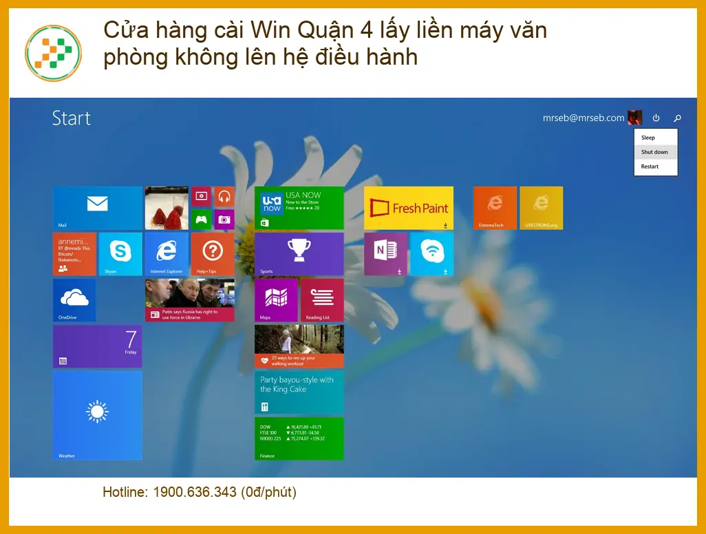 Cài Win Quận 4 lấy liền máy văn phòng lỗi OS – Trung tâm hỗ trợ