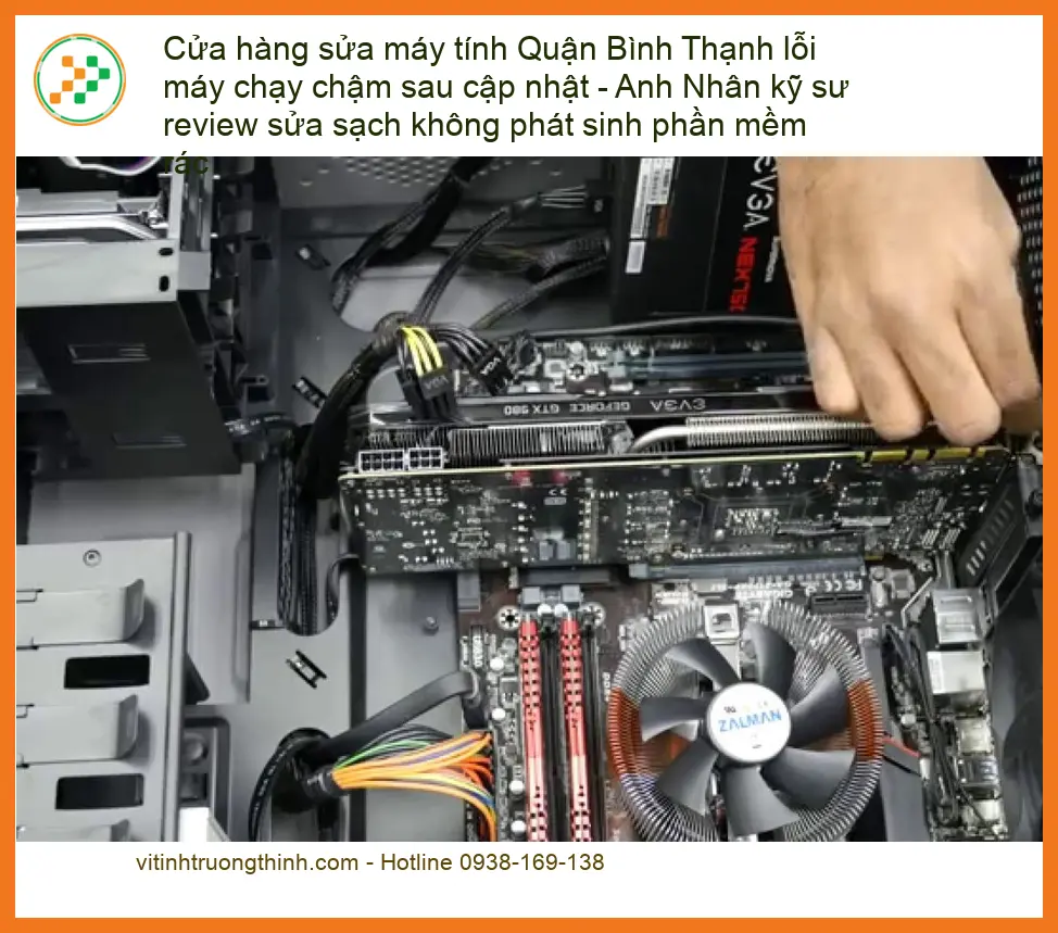 Sửa máy tính Cửa hàng sửa Quận Bình Thạnh lỗi chạy chậm - Tiệm uy tín TPHCM