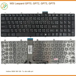 Bàn phím Laptop MSI Leopard GP70, GP72, GP73, GP75 – Cửa hàng Thay liền giá tốt Gần đây