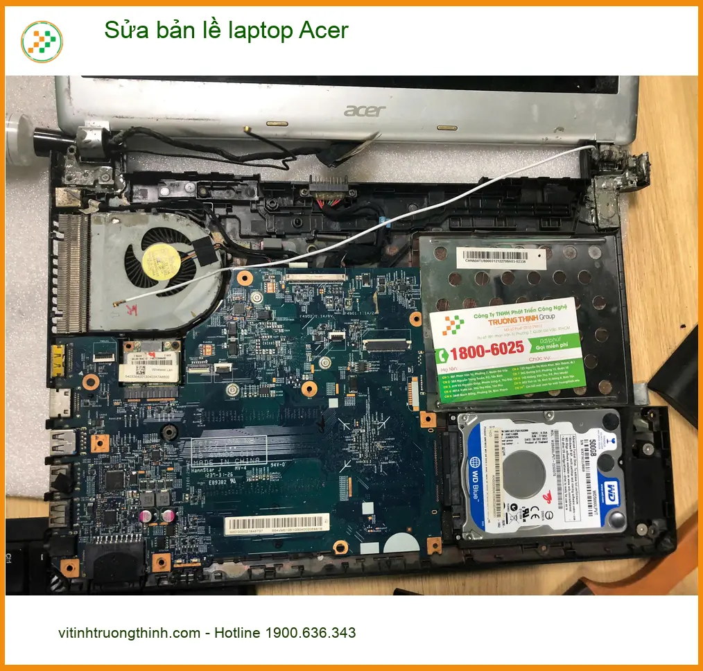 Cô Mỹ Lệ tìm dịch vụ sửa bản lề laptop Acer Quận Bình Tân uy tín