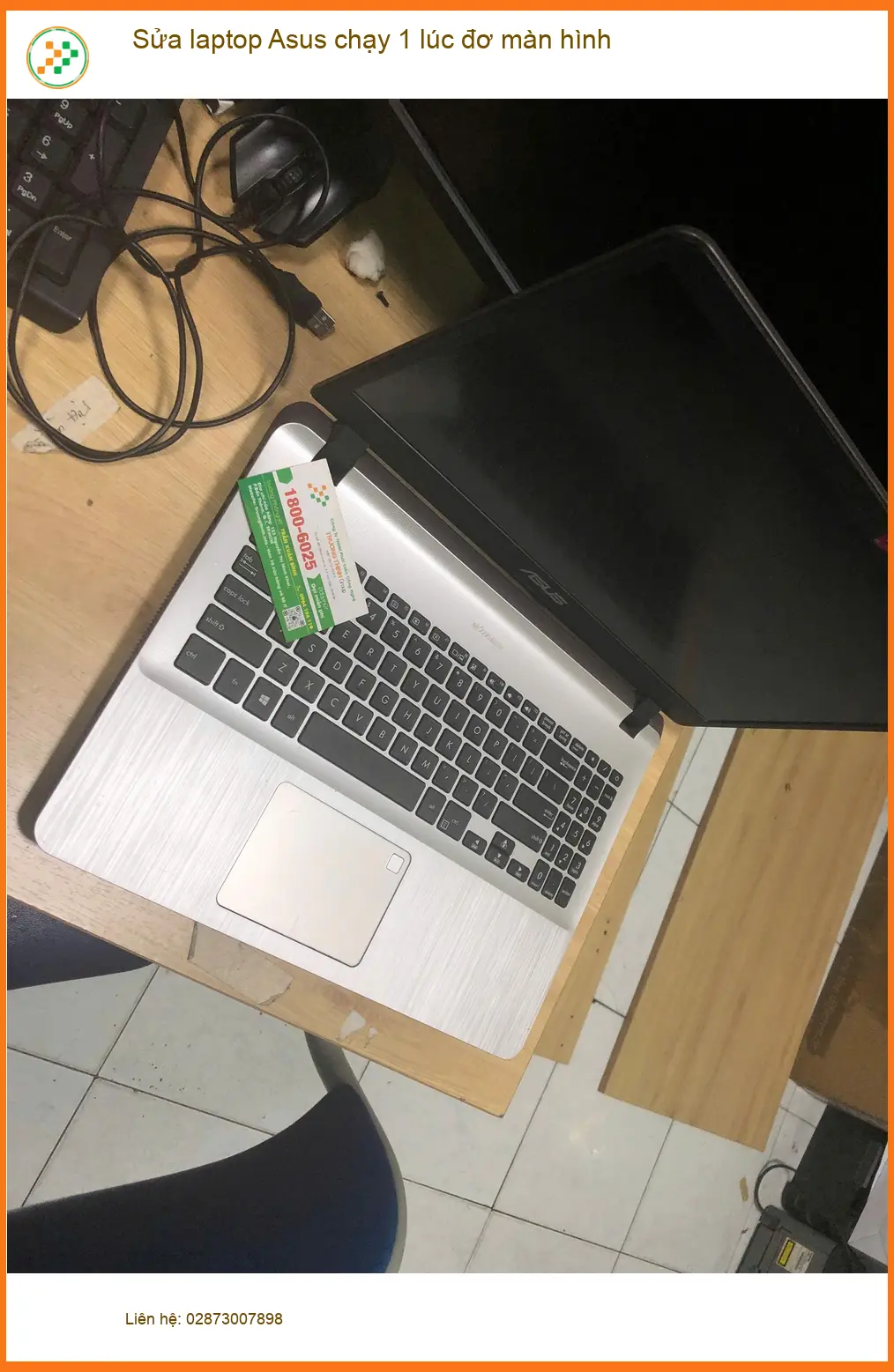 Chị Thúy lo lắng Trung tâm sửa laptop Asus đơ màn hình Quận Bình Tân
