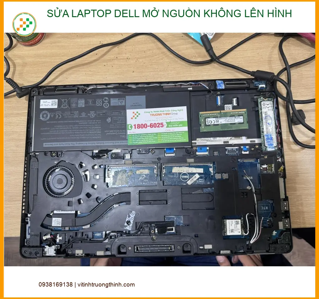 Nơi sửa laptop Dell mở nguồn không lên hình Quận Tân Bình - Chị Vy review ca