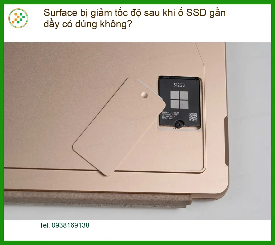 Surface bị giảm tốc độ khi SSD đầy – Trung tâm hỗ trợ gần đây