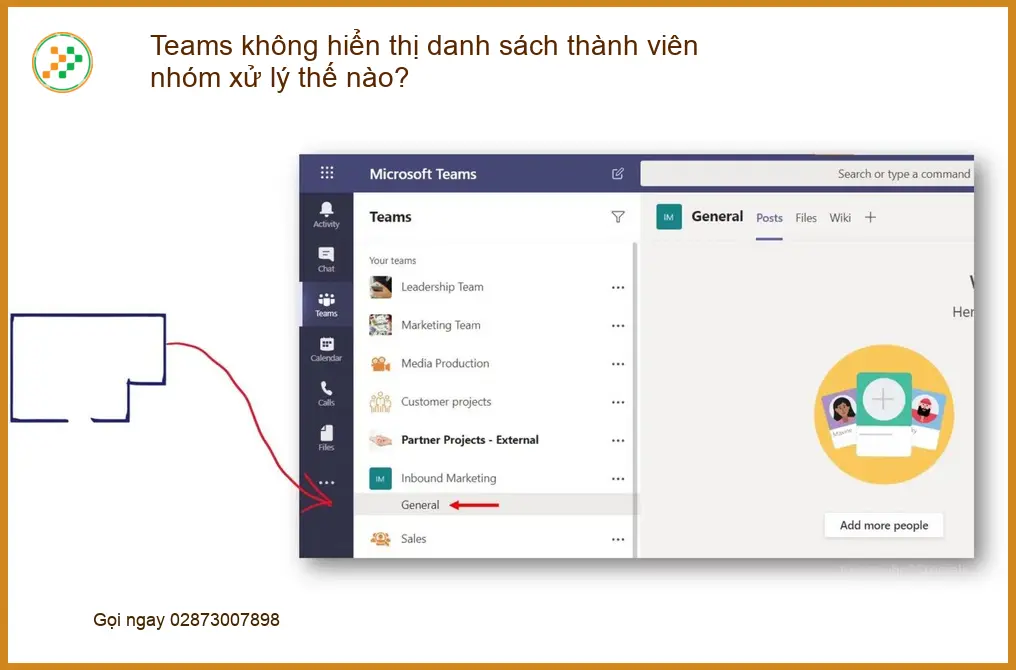 Văn phòng Teams không hiển thị danh sách thành viên nhóm – Cách tự xử lý tại nhà
