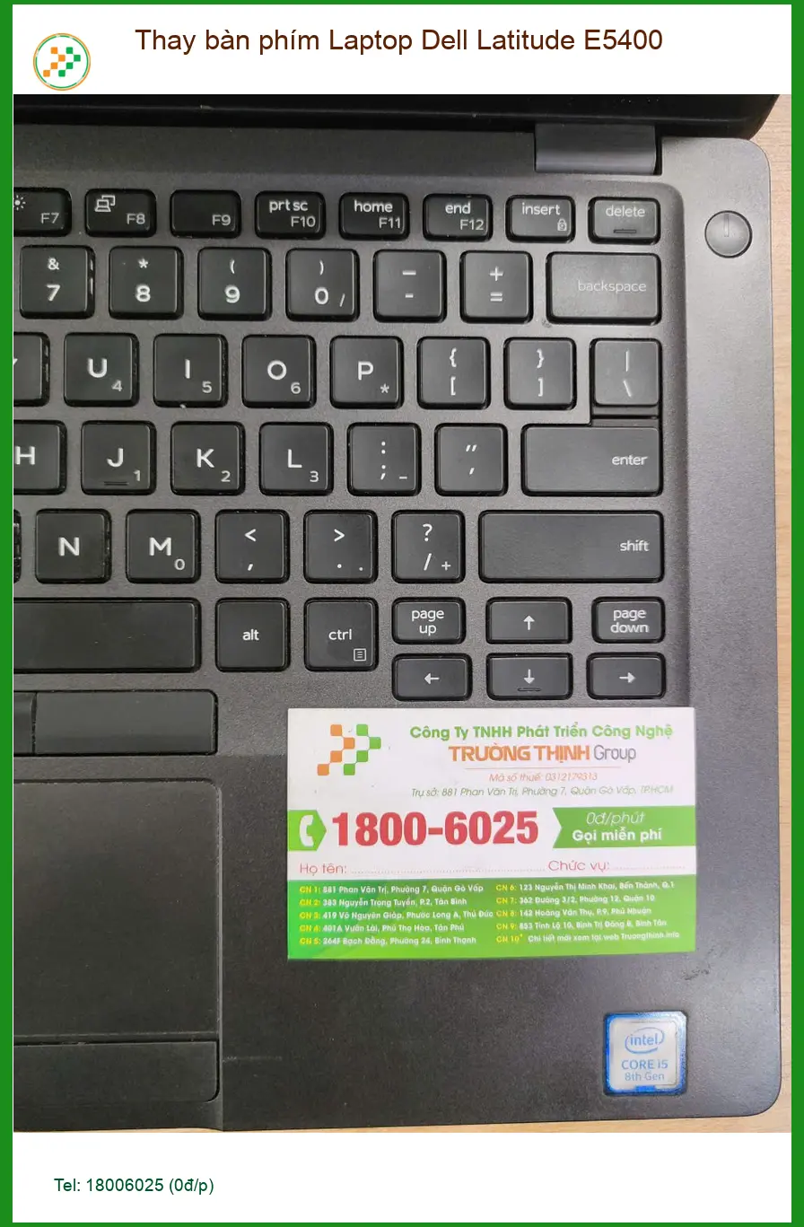 Anh Phát tìm dịch vụ thay bàn phím Laptop Dell Latitude E5400 Quận 12