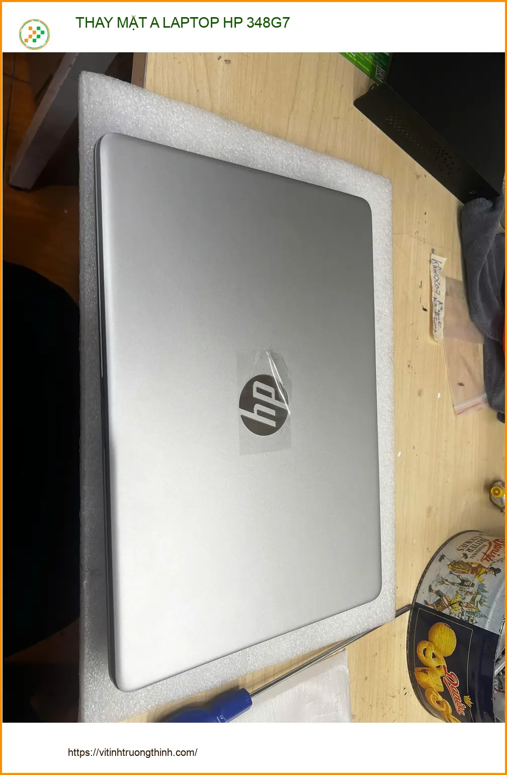 Tiệm thay mặt A laptop HP 348G7 Quận Gò Vấp lấy ngay - Anh Phúc giảng viên cần gấp ảnh thực tế 1