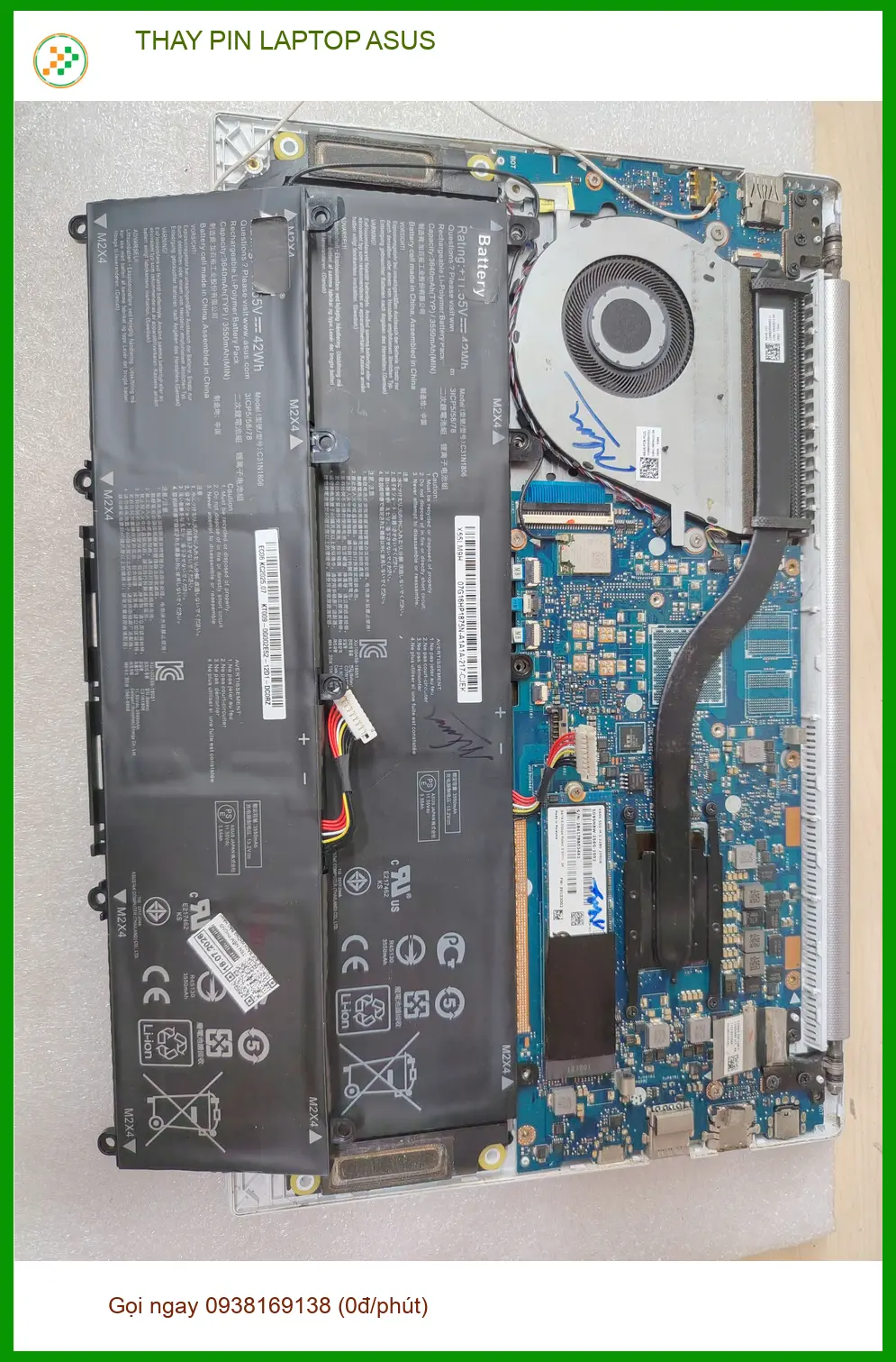 Thay pin Laptop ASUS Quận Gò Vấp uy tín – Anh Khánh kiến trúc sư