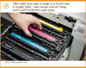 Sửa Chữa Nạp Mực Máy In Quận 4 ra giấy trắng – Gọi thợ châm mực gấp