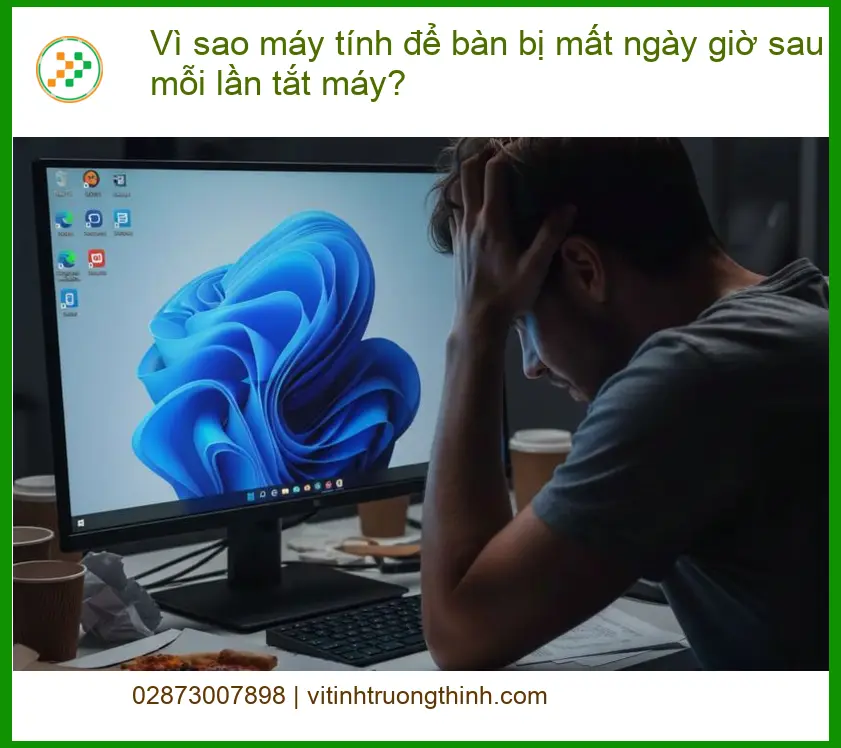 PC Vì sao máy tính để bàn bị mất ngày giờ – Cách tự xử lý tại nhà