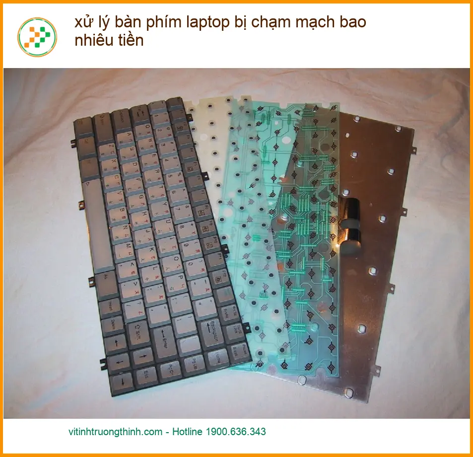 Sửa Laptop xử lý bàn phím chạm mạch giá bao nhiêu - Bảng giá sửa lấy liền TPHCM