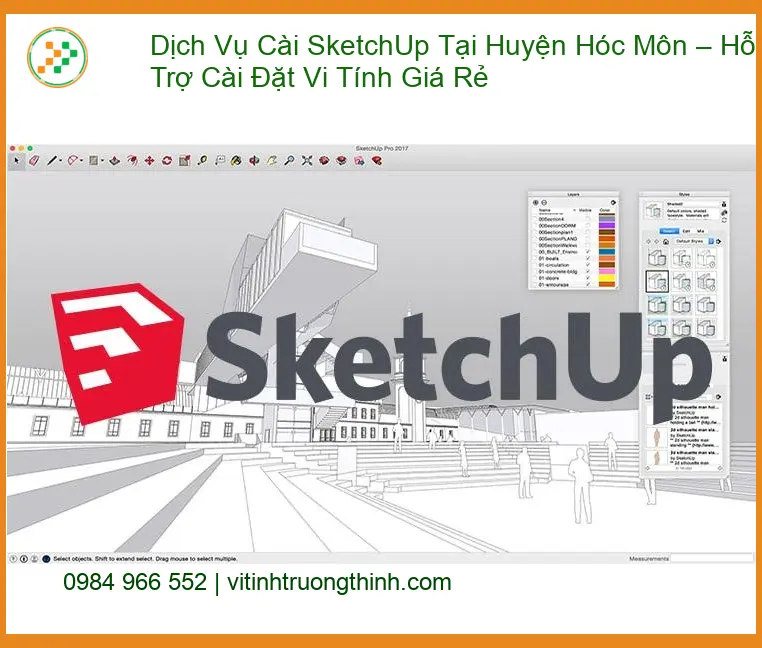 Cài Đặt Máy Tính Dịch Vụ SketchUp Hóc Môn - Hỗ Trợ Nhanh Giá Rẻ