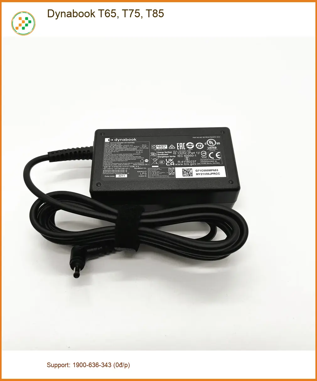 Sạc Laptop Dynabook T65, T75, T85 – Thay Nhanh TPHCM | Gần Đây