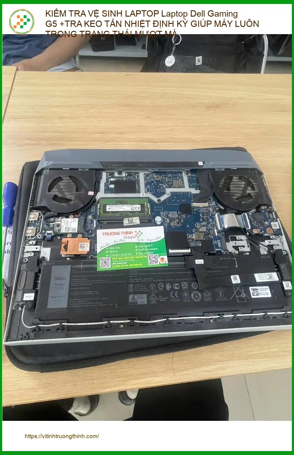 Nơi vệ sinh Laptop Dell Gaming G5 Phú Nhuận – Chị Hoa cần máy bền