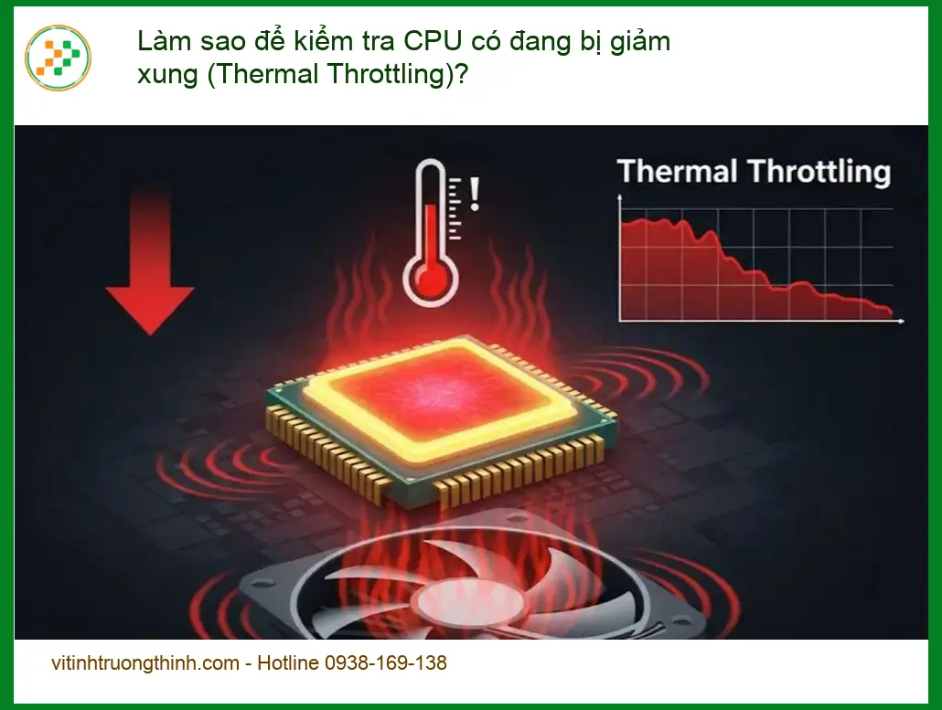PC Làm sao kiểm tra CPU giảm xung? - Tự xử lý tại nhà, hỗ trợ TPHCM