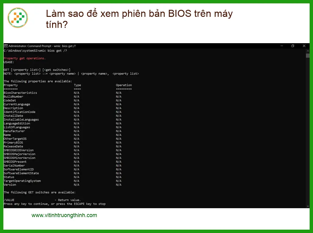 PC Làm sao để xem phiên bản BIOS? – Trung tâm hỗ trợ máy tính gần đây