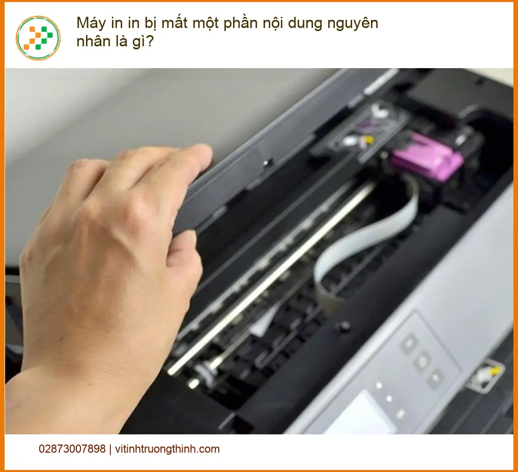 Thủ thuật: Máy in bị mất một phần nội dung – Cách tự xử lý tại nhà