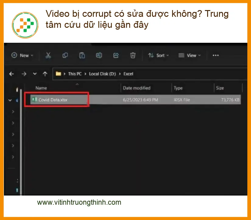 Khôi Phục Dữ Liệu Video bị corrupt sửa được không? – Trung tâm cứu dữ liệu