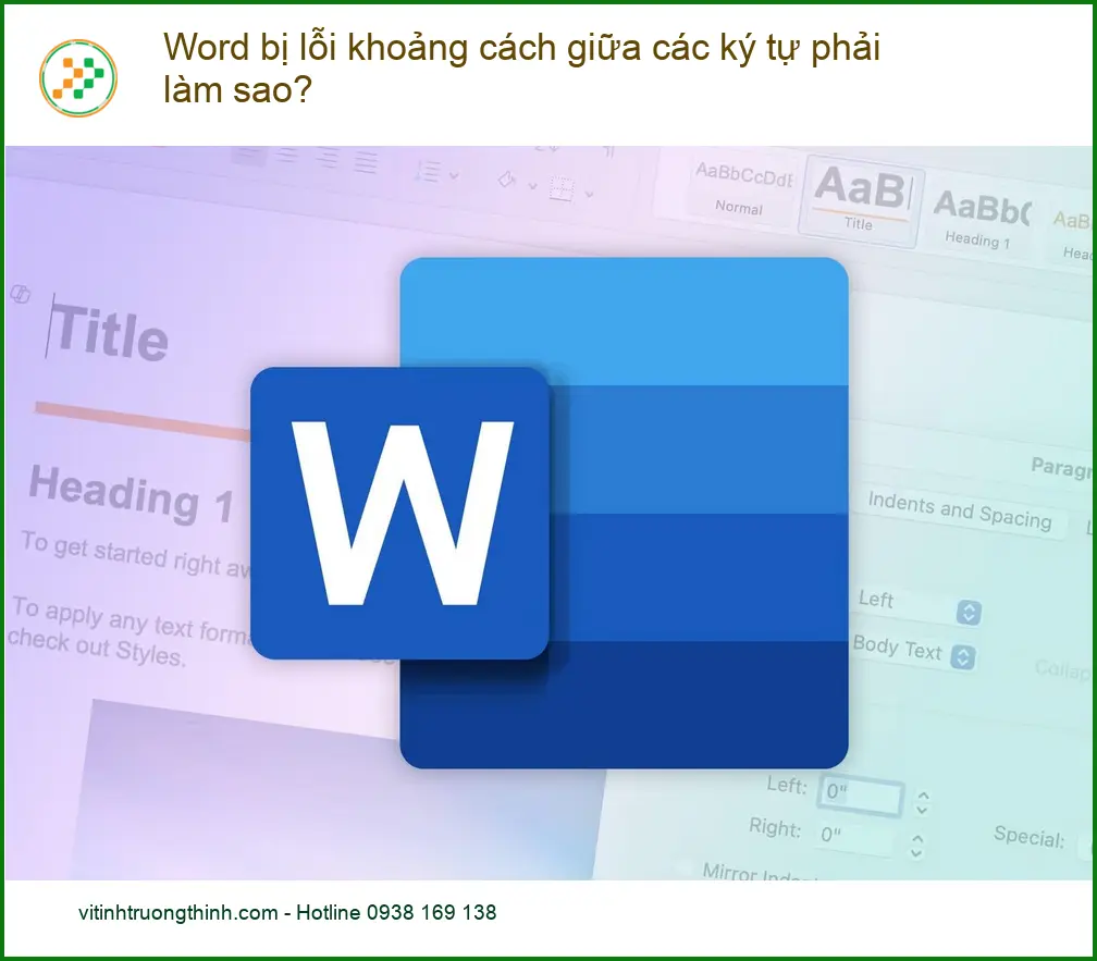 Văn phòng Word bị lỗi khoảng cách giữa các ký tự - Cách tự xử lý tại nhà