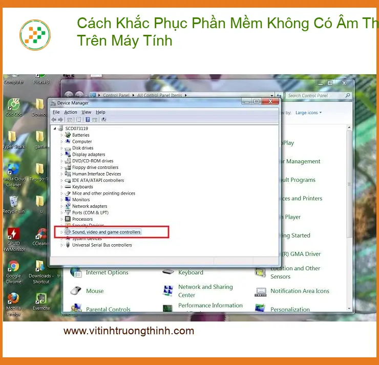Khắc phục máy tính không âm thanh – Địa chỉ trung tâm hỗ trợ gần đây