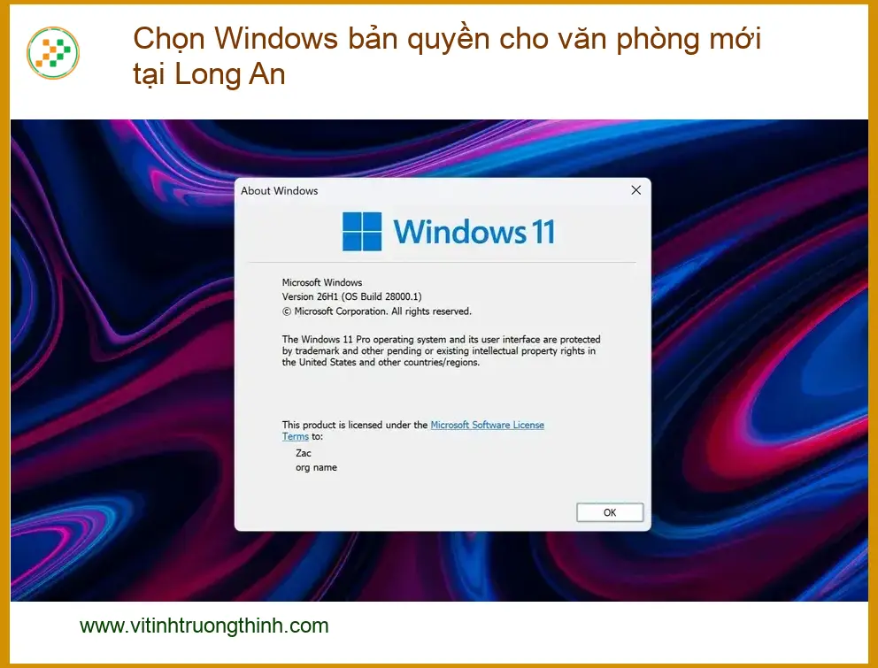 Windows Chọn bản quyền văn phòng Long An – Tư vấn chuyên gia Trường Thịnh